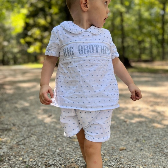 Big Brother smock set 2T EUC - worn for photos. - Picture 1 of 2